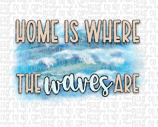 Home is Where the Waves Are Wave Sublimation Transfer