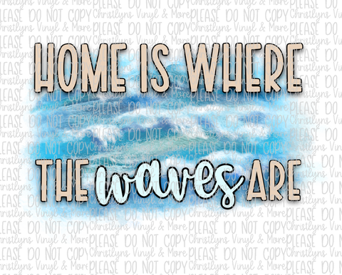 Home is Where the Waves Are Wave Sublimation Transfer