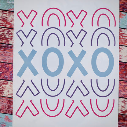 Love Hearts Valentines Day Sublimation Transfers