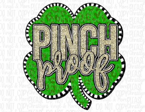 Pinch Proof St Patrick’s Day Sublimation Transfer