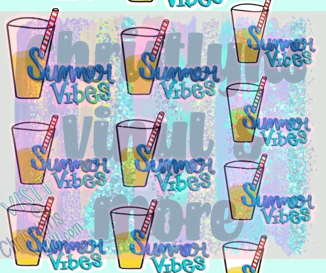 Summer Vibes Sticker PNG (15)