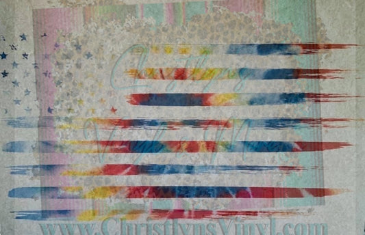 Flag USA Presidents Sublimation Transfers