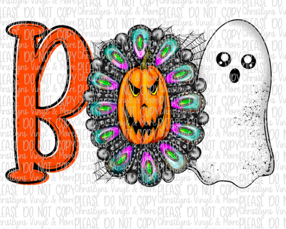 Boo or Boo Crew Halloween Ghost Sublimation Transfers