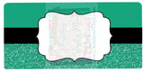 License Plate Tag Custom Sublimation Aluminum Plate