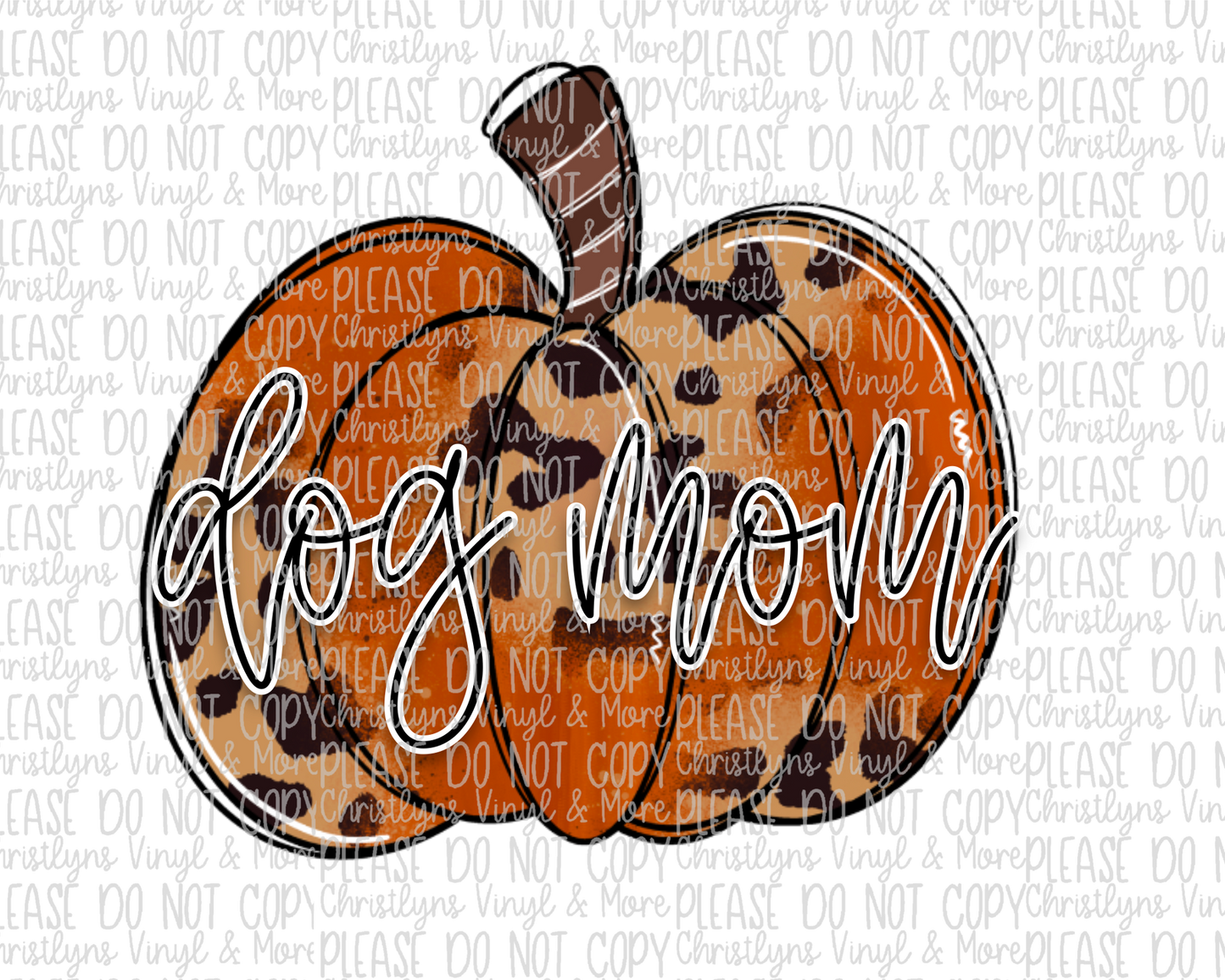 Mama Aunt Nana Grammy GiGi Leopard Pumpkin Fall Call Me Sublimation Transfer