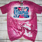 Mama Knows Best Pink Floral Spring Sublimation Transfer or Bleached Tee