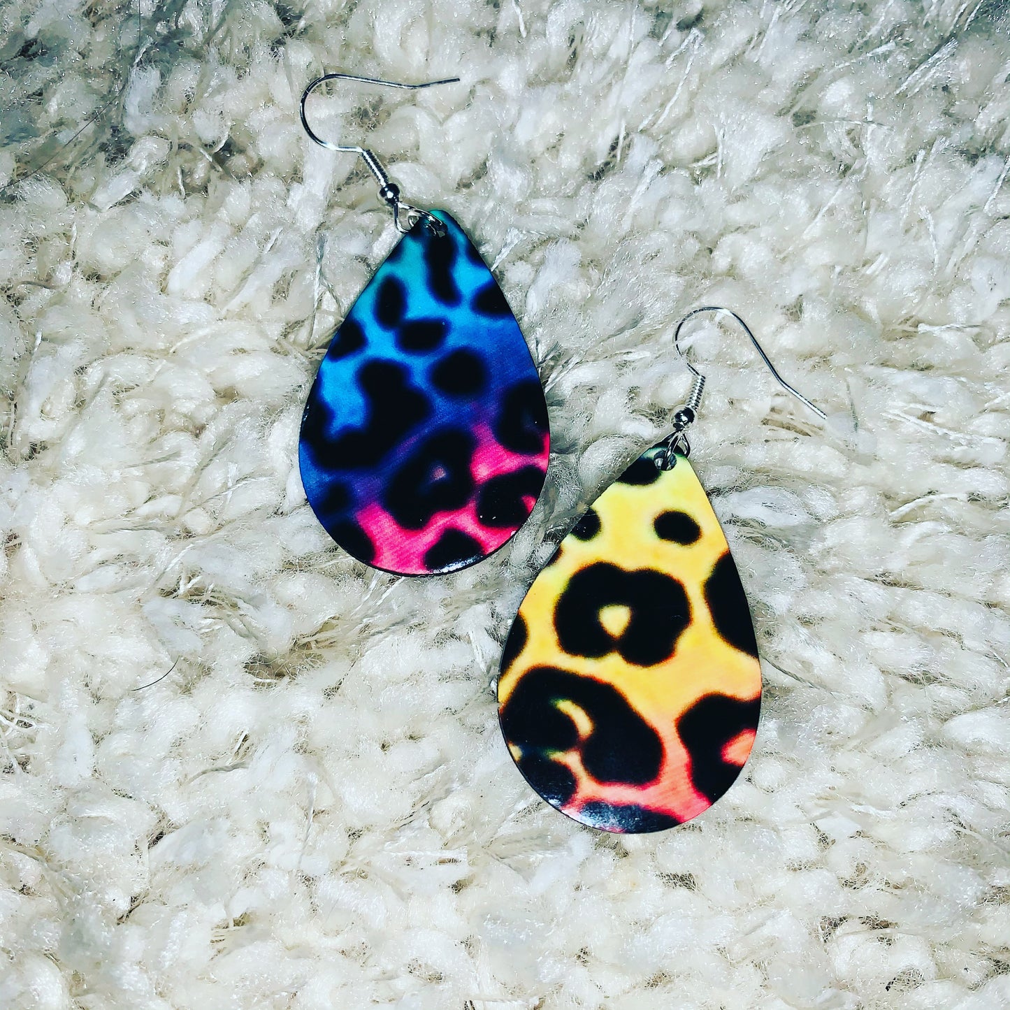 Custom Teardrop Sublimation Earrings