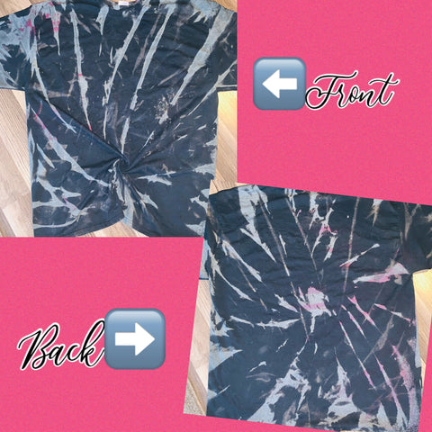 Black Reversed Blanks RTS DIY Tie Dye Tee