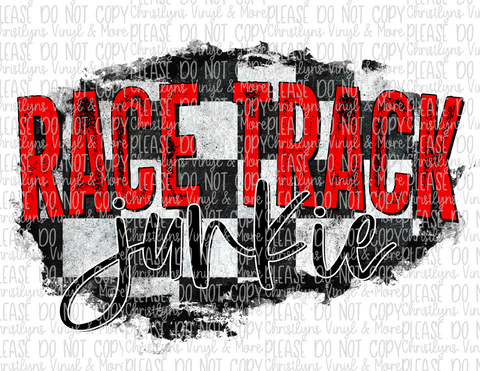 Racetrack Junkie Racing Sublimation Transfer