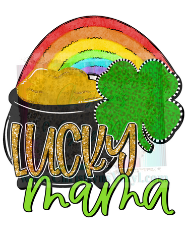 Lucky (Name) Pot of Gold St. Patrick’s Day Irish Sublimation Transfer
