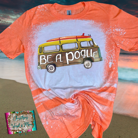Twinkie Pogue Bus Orange Bleached or Sublimation Transfer